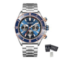 MEGIR | Montre Homme Quartz Militaire | Chronographe | Étanche