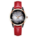 NAKZEN | Montre Femme Céramique Noire | Cuir & Quartz | Luxe