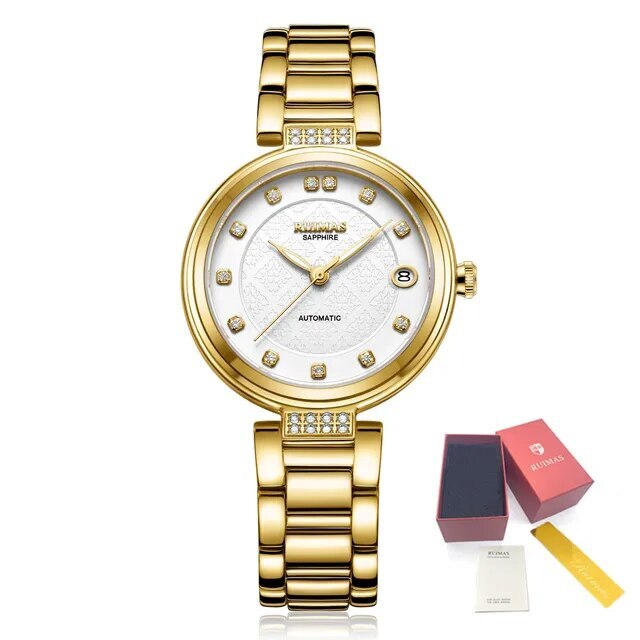 RUIMAS | Montre Femme Automatique | Acier Inoxydable | Étanche