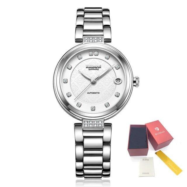 RUIMAS | Montre Femme Automatique | Acier Inoxydable | Étanche