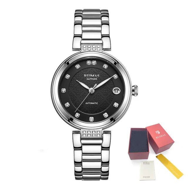RUIMAS | Montre Femme Automatique | Acier Inoxydable | Étanche