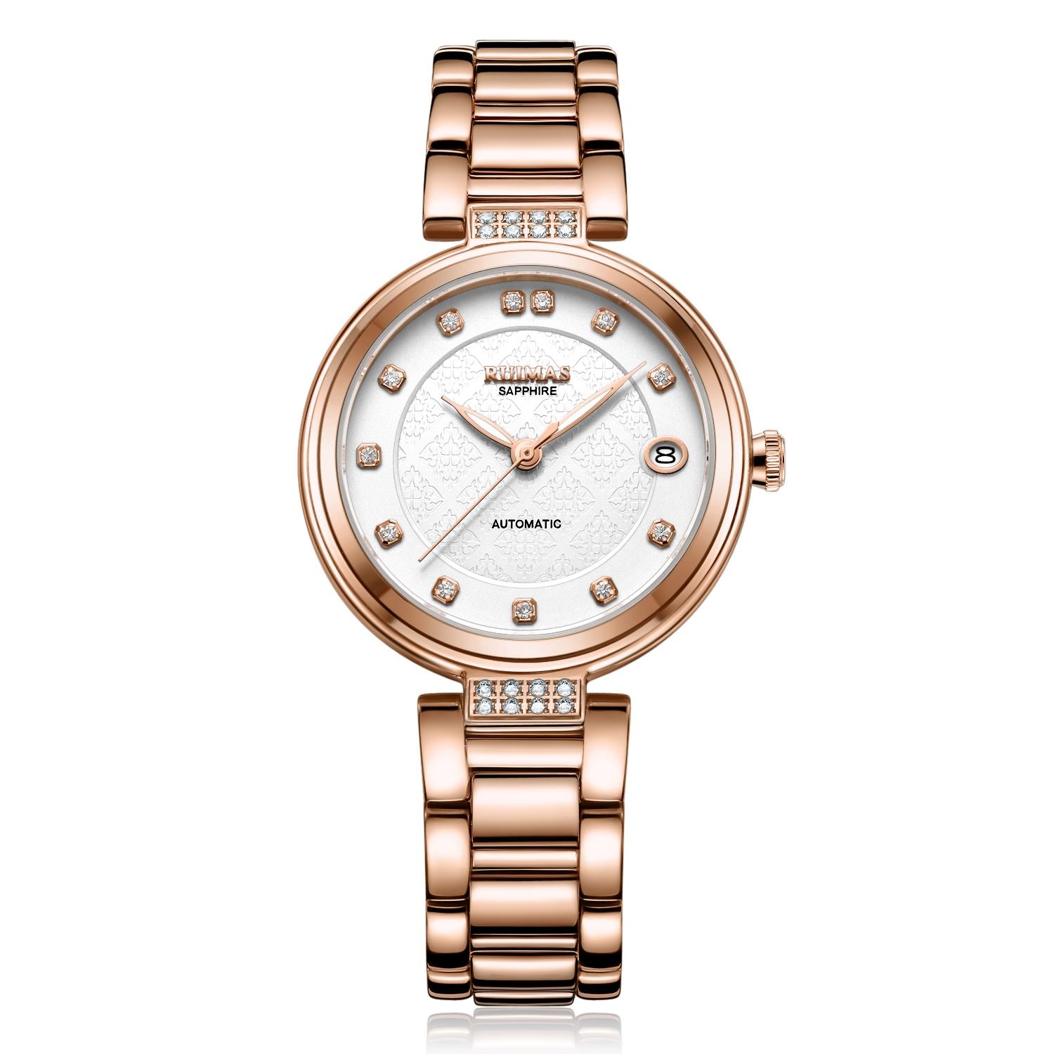 RUIMAS | Montre Femme Automatique | Acier Inoxydable | Étanche