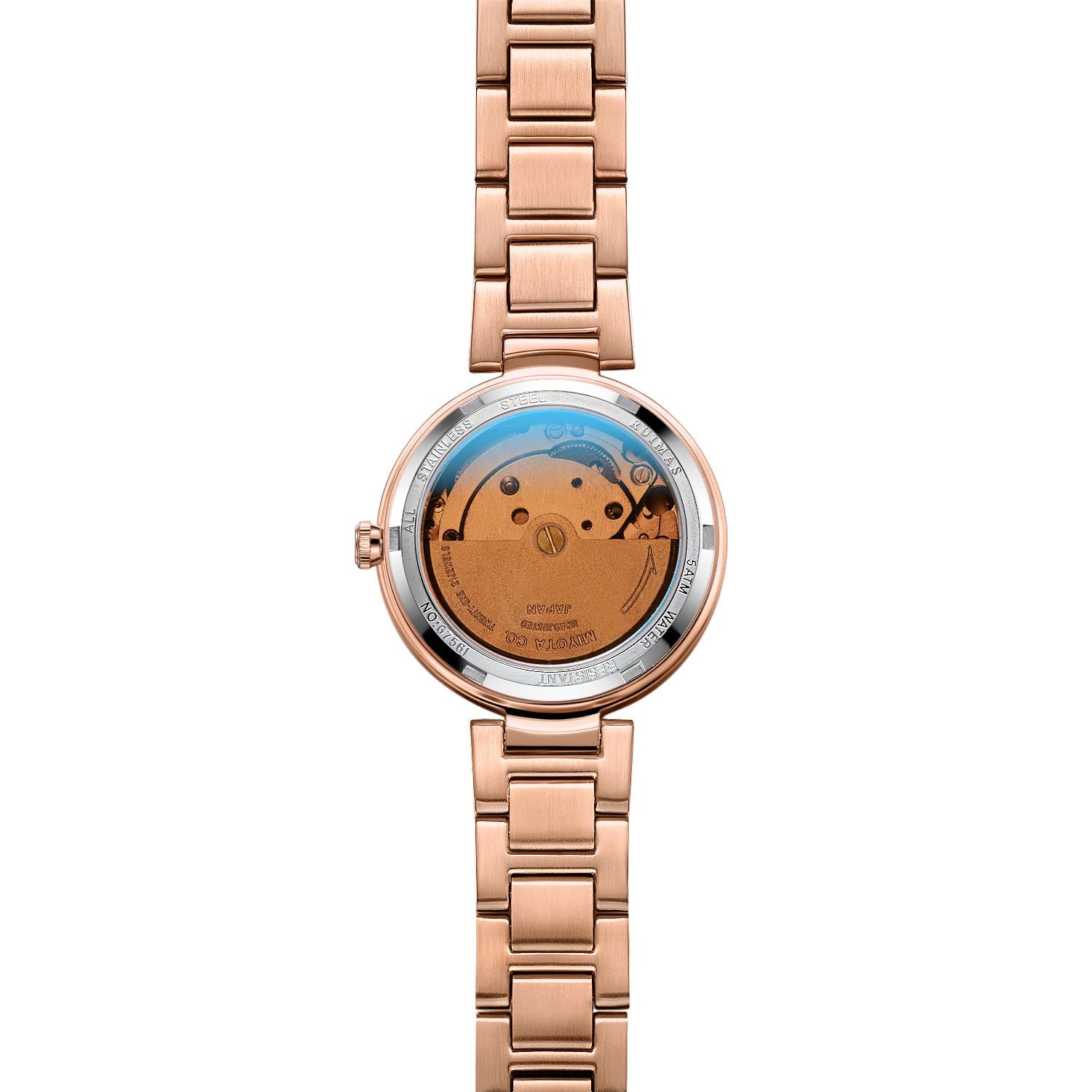 RUIMAS | Montre Femme Automatique | Acier Inoxydable | Étanche