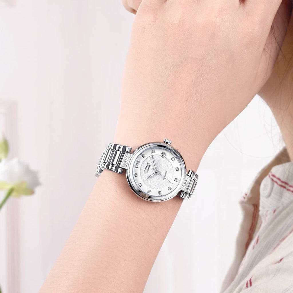 RUIMAS | Montre Femme Automatique | Acier Inoxydable | Étanche