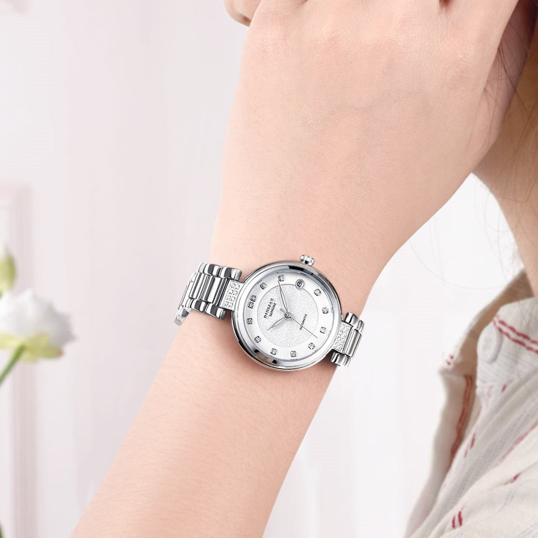 RUIMAS | Montre Femme Automatique | Acier Inoxydable | Étanche