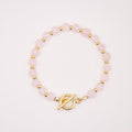 CIRCÉ | Bracelet Femme Quartz Rose | Acier Doré 18K