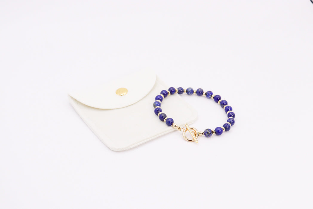 CIRCÉ | Bracelet Femme Quartz Rose | Acier Doré 18K
